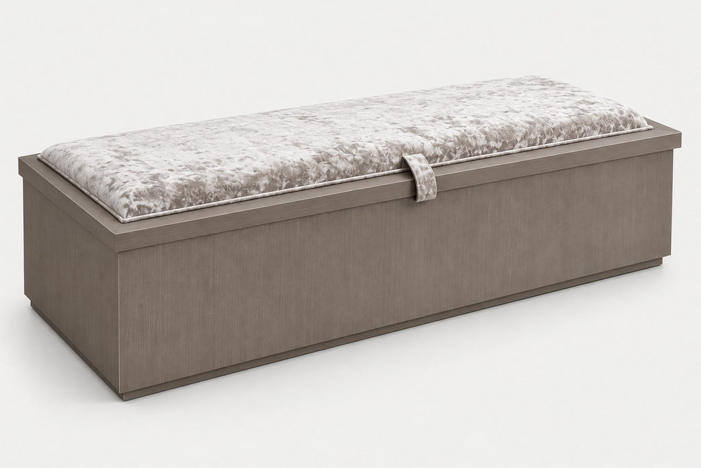 Grid-headboard bedroom set