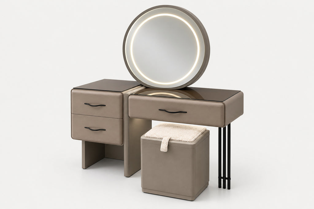 Bedroom-Bath_Round-mirror-dressing-table-set_45-Degree