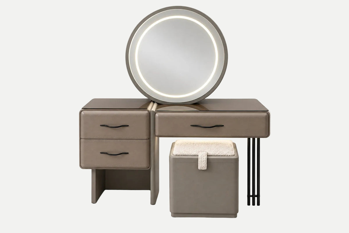 Bedroom-Bath_Round-mirror-dressing-table-set_Front