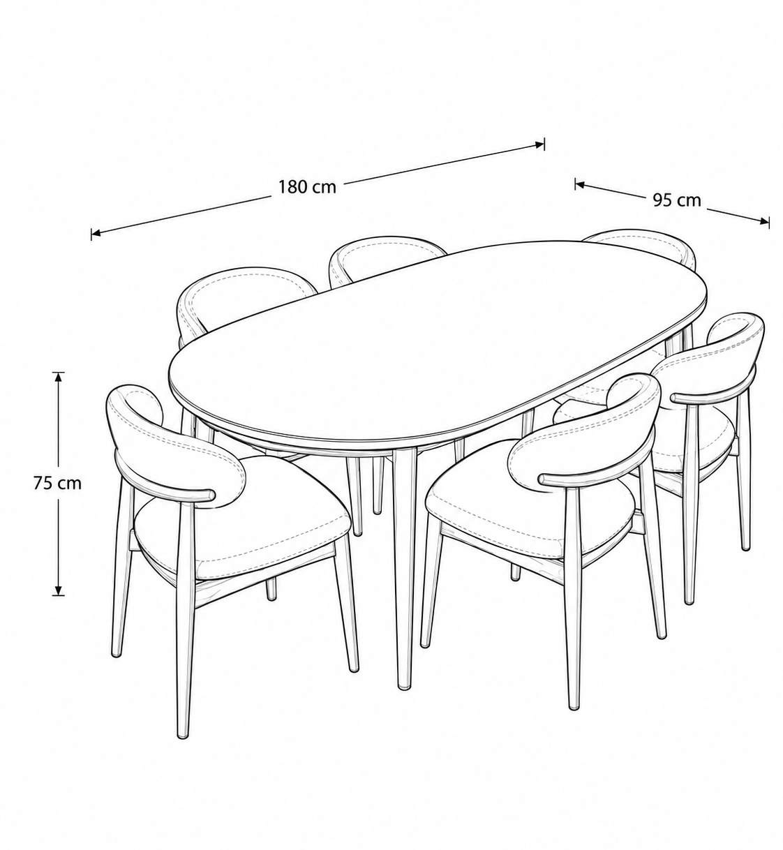 Modern Dining Table Set