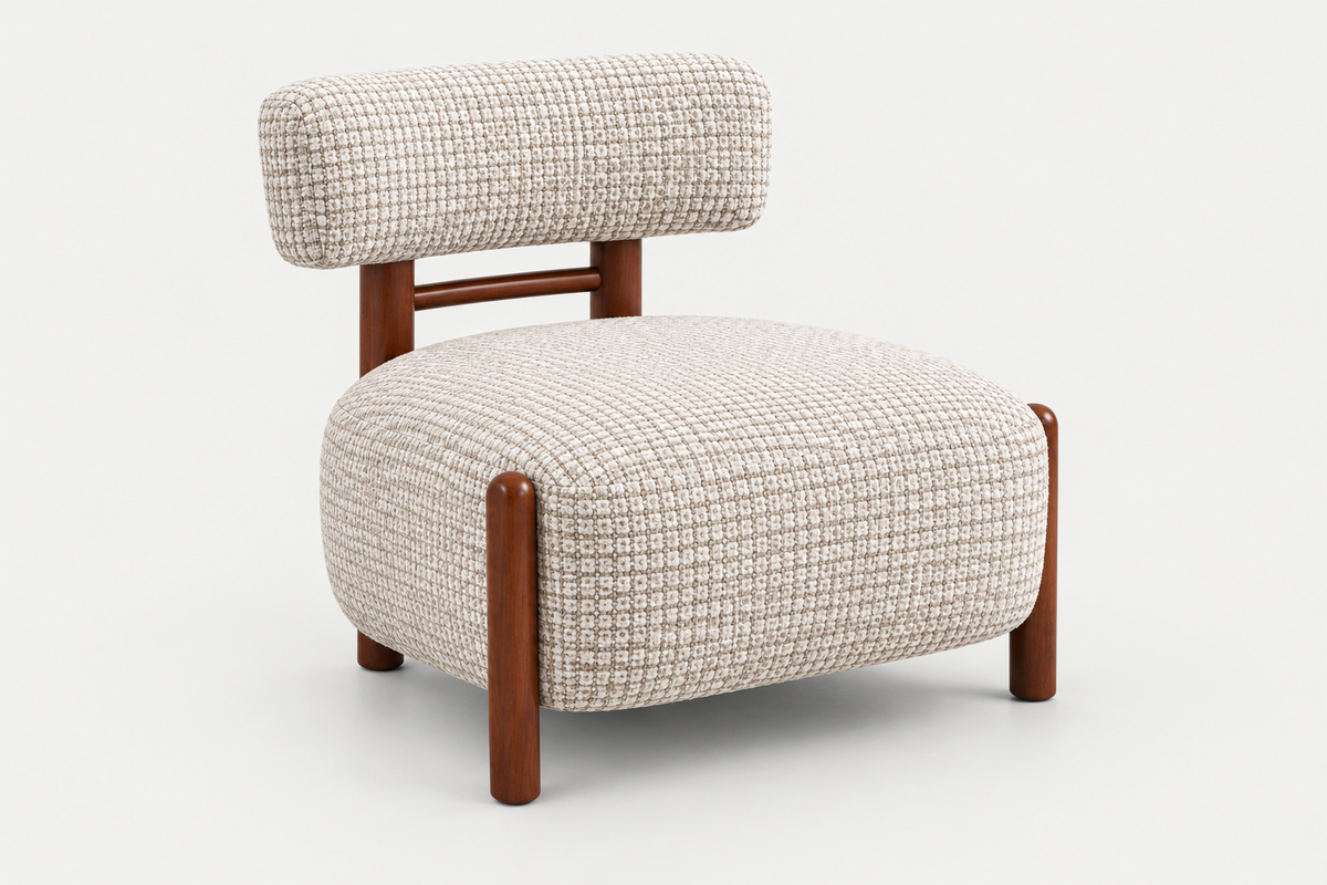 Ladder-back lounge chair
