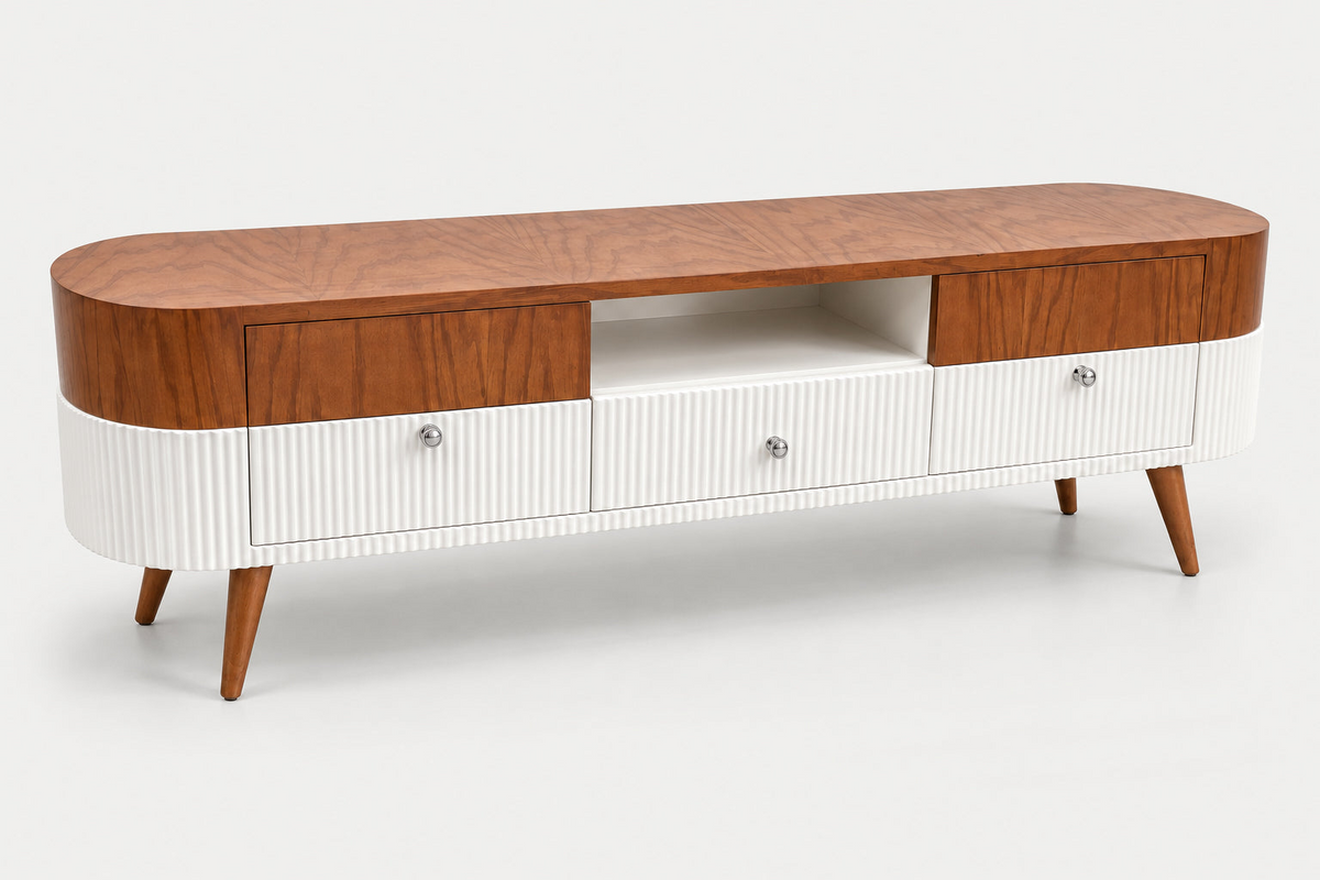 Reed console table
