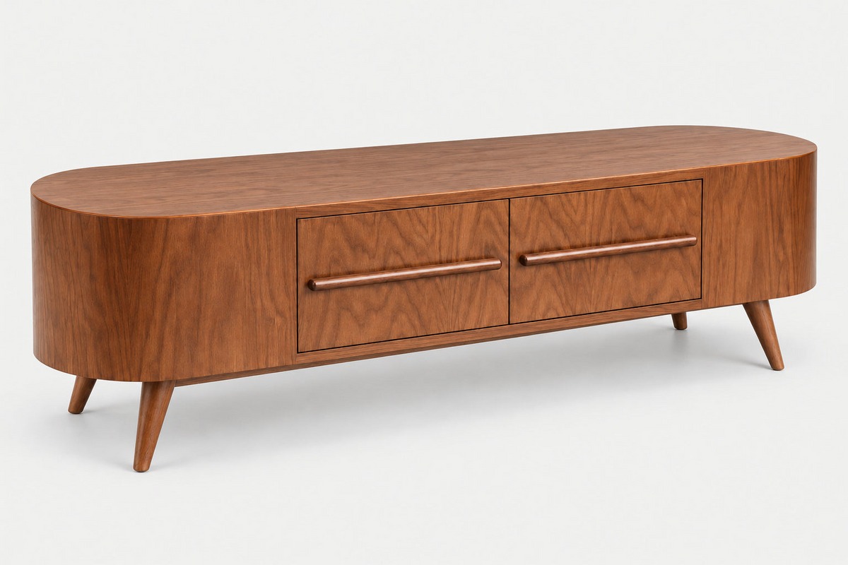 Barrel console table